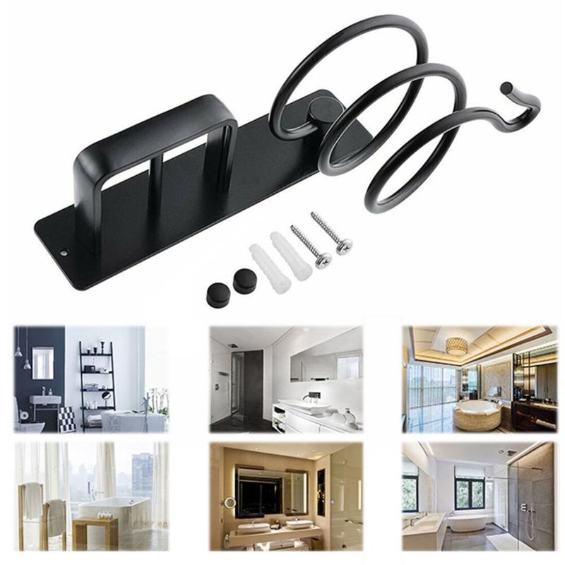 Hairdryer Stand Waves Drive Space Aluminum Wall Mount Bat