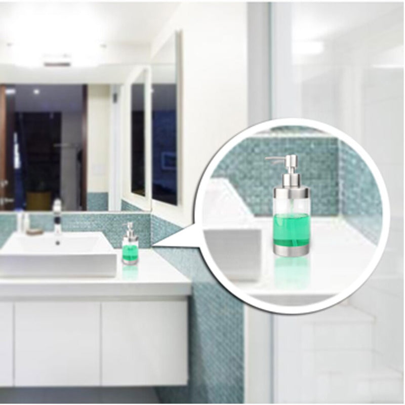 Acrylic 304 Stainless Steel Bathroom Soap Dispenser