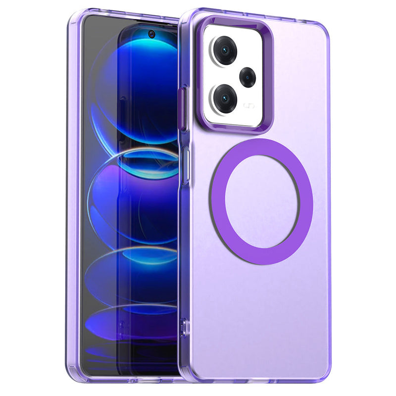 Phone Case for Xiaomi Redmi Note 12 Pro 5G, Compatible with Magsafe, Shockproof Magnetic Case Cover