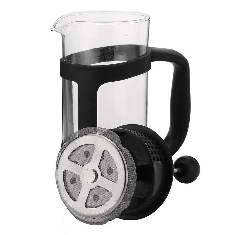 New French Press 400ml Heat Resistant Glass Coffee Press