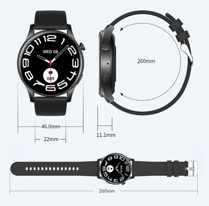 Smart Watch Compatible with Android/iPhone Fitness AI Assistant Sport Tracker