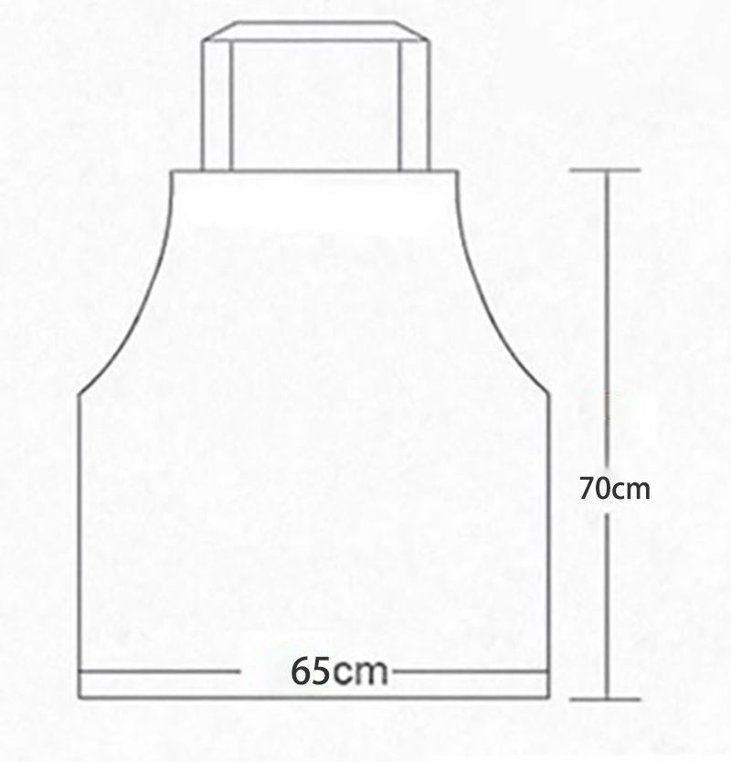 Breathable Hanging Neck Apron Restaurant Special Cotton Kitchen Apron