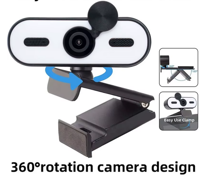 High-definition Beauty And Lighting Webcam Privacy Cover USB Autofocus Web Camera
