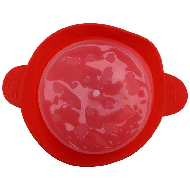 Microwave Popcorn Popper Folding Silicone Bowl with Lid