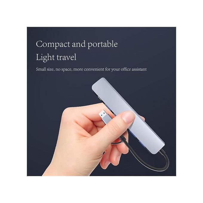 7in2 USB3.0 Hub Type C Docking Stations OTG Adapter