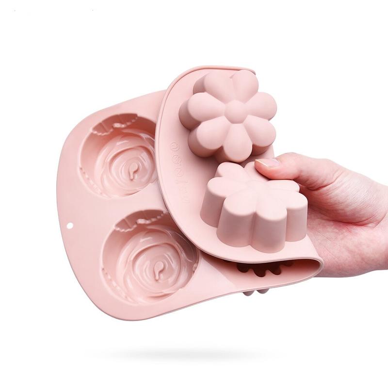 Silicone Cake Moulds High Temperature Resistance Cake Cream - 1 Set
