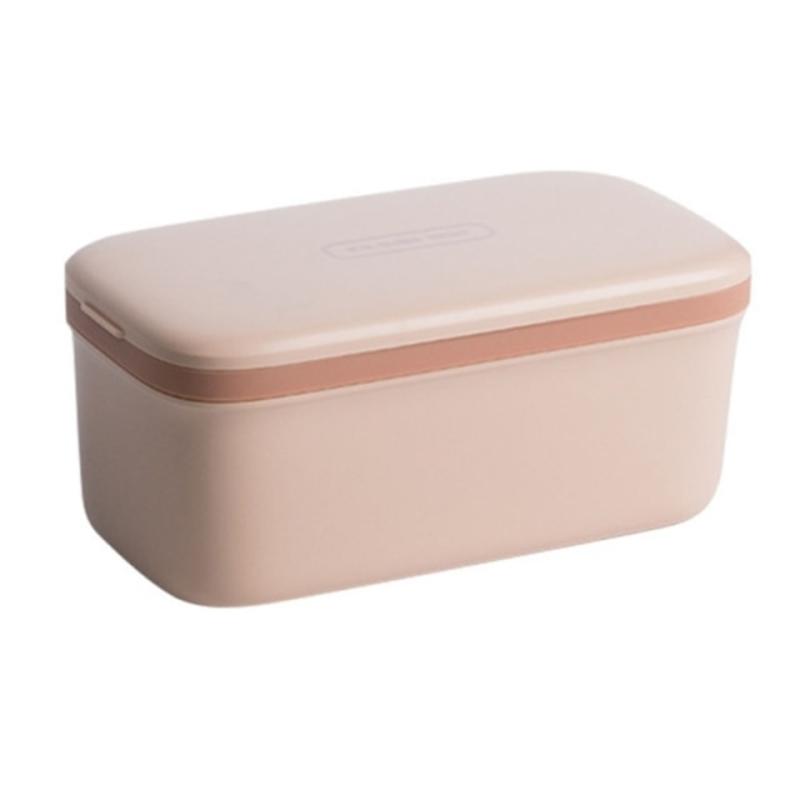 Ice tray with lid 64 partitions box for ice cubes two-layer mold