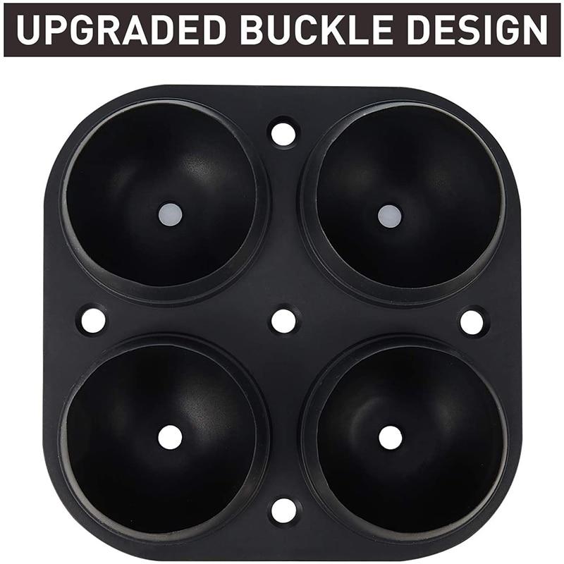Ice Ball Maker Big Ball Shape Silicone Ice Ball Trays For Whisky 2.5