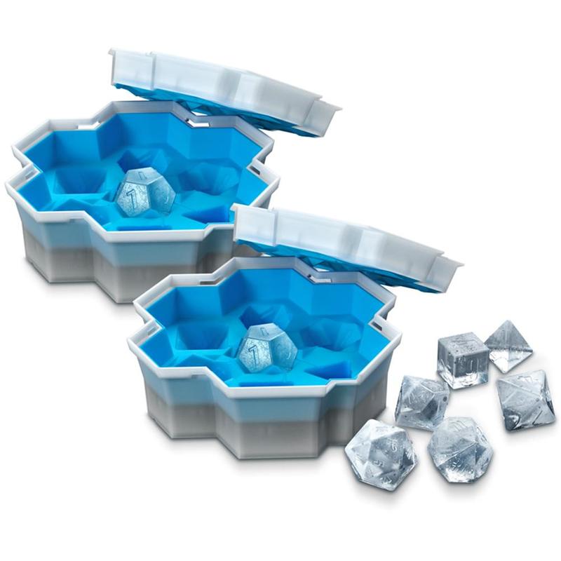 Flexible Ice Cube Shaped Freezer Silicone Ice Cube Mold For Whisky Mix