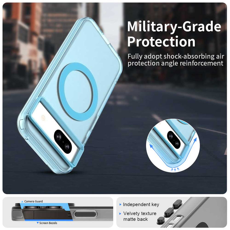 Phone Case for Google Pixel 8A, Compatible with Magsafe, Shockproof Magnetic Case Cover