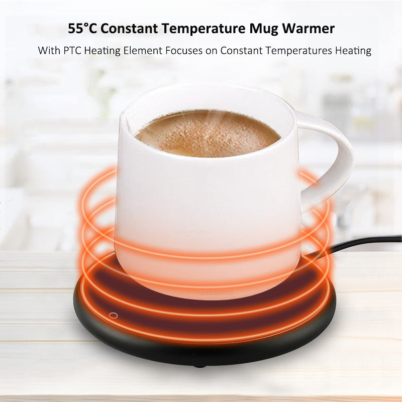 Mug Warmer USB Cup Warmer Coffee Cup Heater Thermostatic Heating Coaster