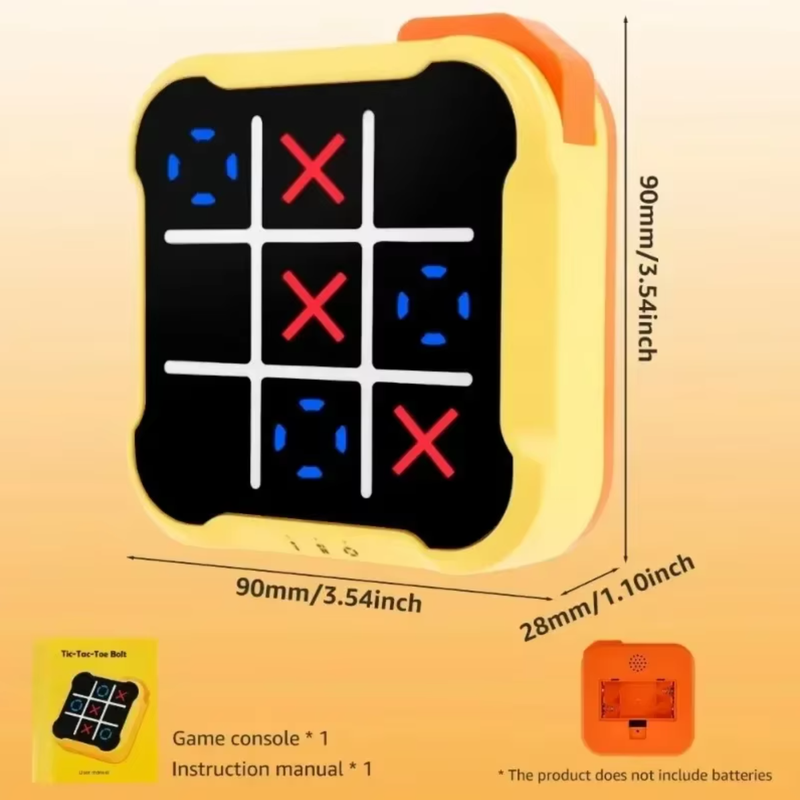 Tic-Tac-Toe Board Board Multifunctional Electronic Games Montessori Puzzle