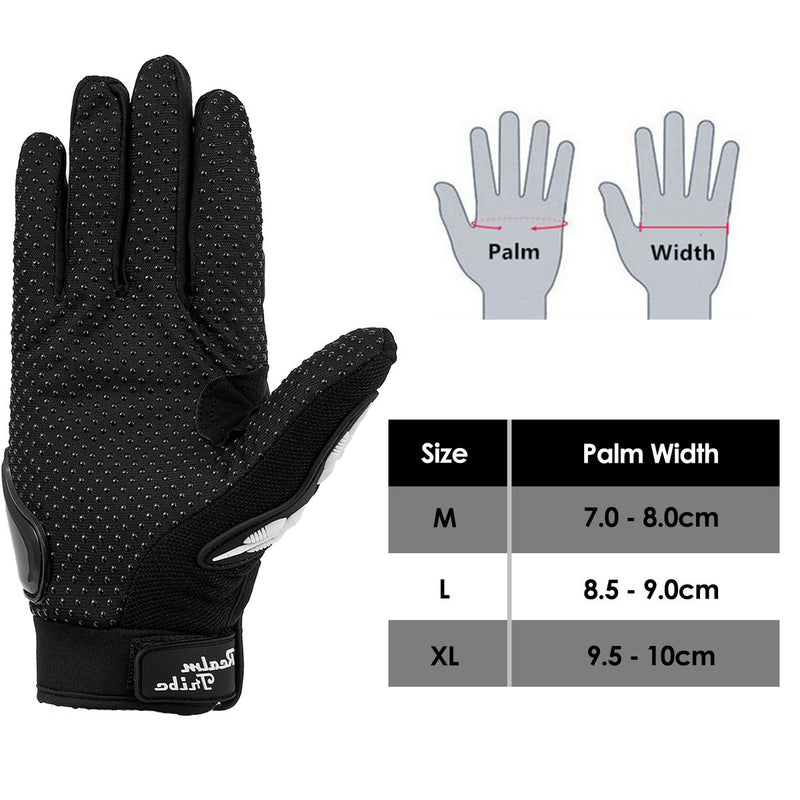 Motorcycle Gloves Riding Gloves for Bike Motocross Racing Anti-slip Full Finger Motorbike Golves Bike Racing Gloves for ATV Off Road Mountain Bike Outdoor Cycling
