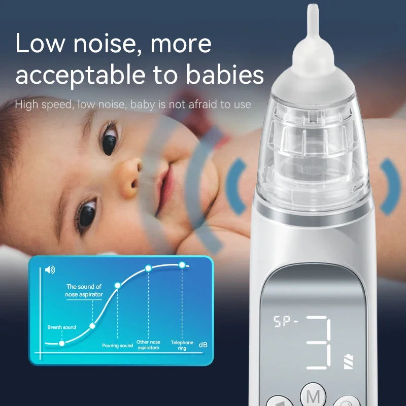 Electric Baby Nasal Aspirator with Music for Efficient Mucus Removal