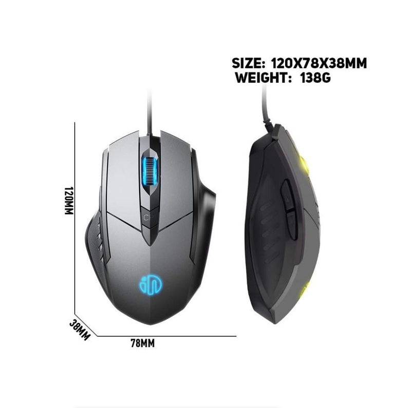 Wireless Mouse Mute Wired Glow in the Dark Cheap Gaming Mouse