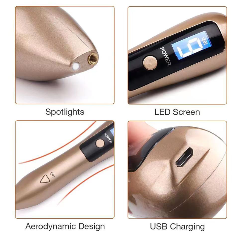 9 Level LCD Plasma Mole Freckle Tattoo Remover Pen