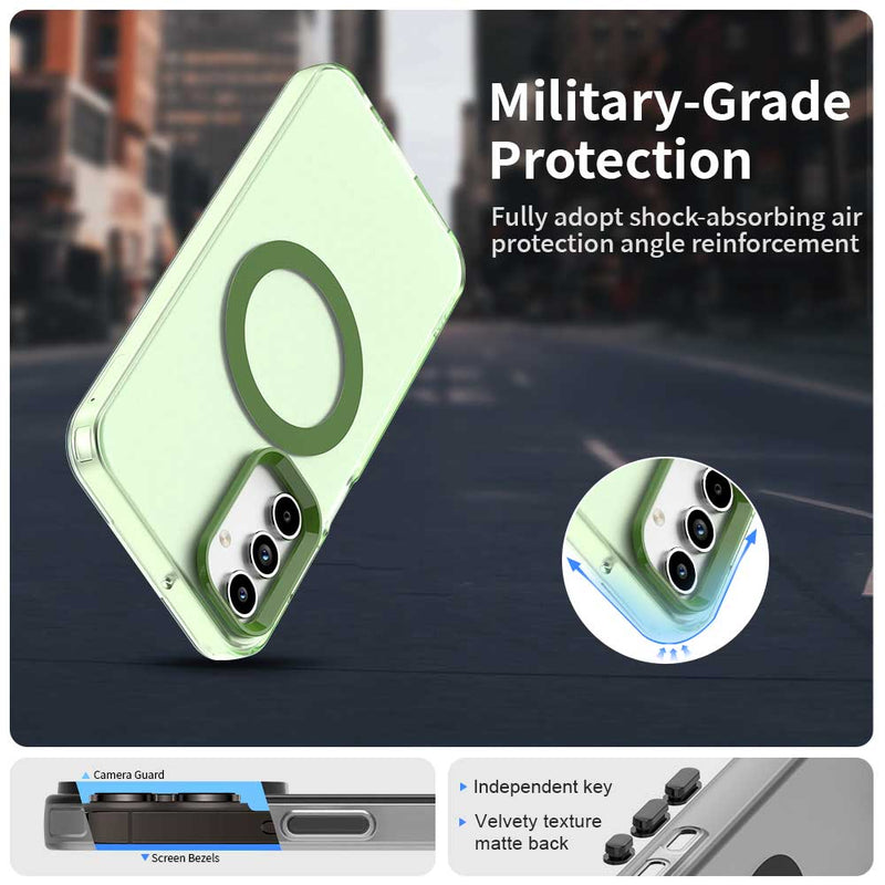 Phone Case for Samsung Galaxy A15 5G, Compatible with Magsafe,Shockproof Magnetic Case Cover