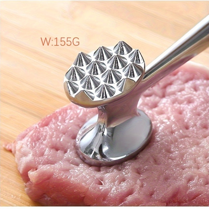 Double-Sided Meat Mallet – Zinc Alloy Tenderizer for Steaks & Schnitzel