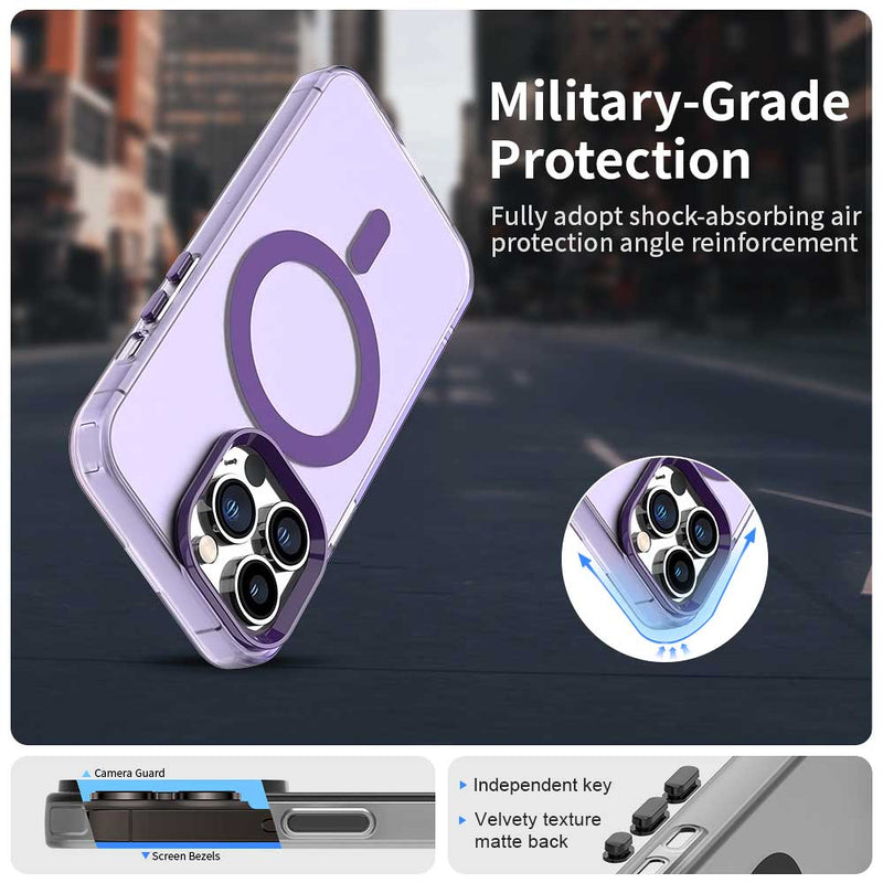 Phone Case for iPhone 12 Pro, Compatible with Magsafe,Shockproof Magnetic Case Cover