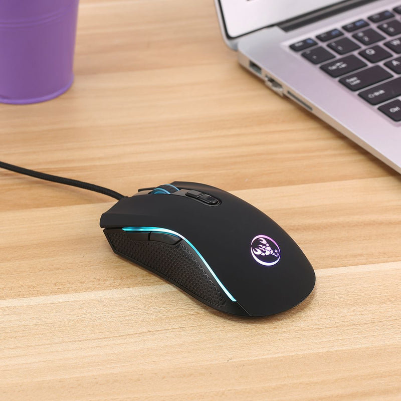 Wired USB Mouse 4-level resolution adjustment wired gaming mouse