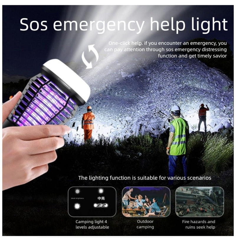 IPSTYLE Outdoor Camping Mosquito Repellent Lamp with SOS Dimmable Light