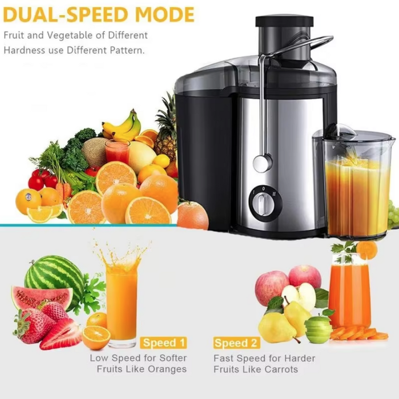 IPSTYLE Strong Power Fruit Juicer Machine Centrifugal Juicer Easy To Clean Juice Extractor