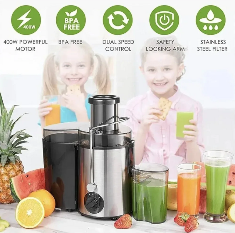 IPSTYLE Strong Power Fruit Juicer Machine Centrifugal Juicer Easy To Clean Juice Extractor