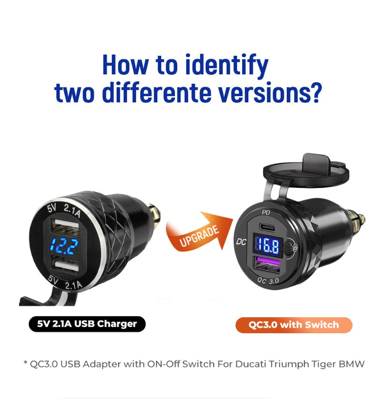 USB Type C PD Fast Car Charger Power Adapter Hella DIN Plug Socket