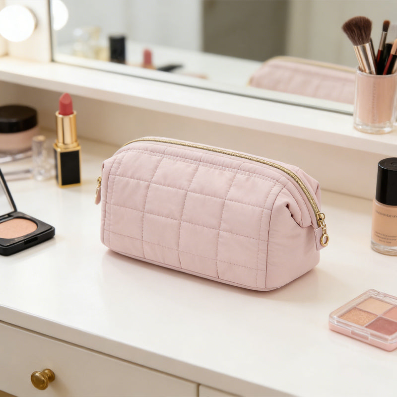 Large Capacity Puffer Makeup Bag,