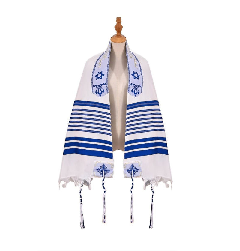 Prayers Shawl Religious Shawl Polyester for Religious Ceremony