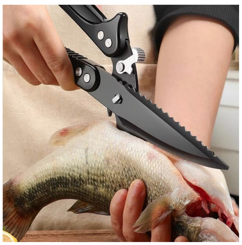 Kitchen Scissors Shears Titanium Stainless Steel Strong Chicken Bone Shears