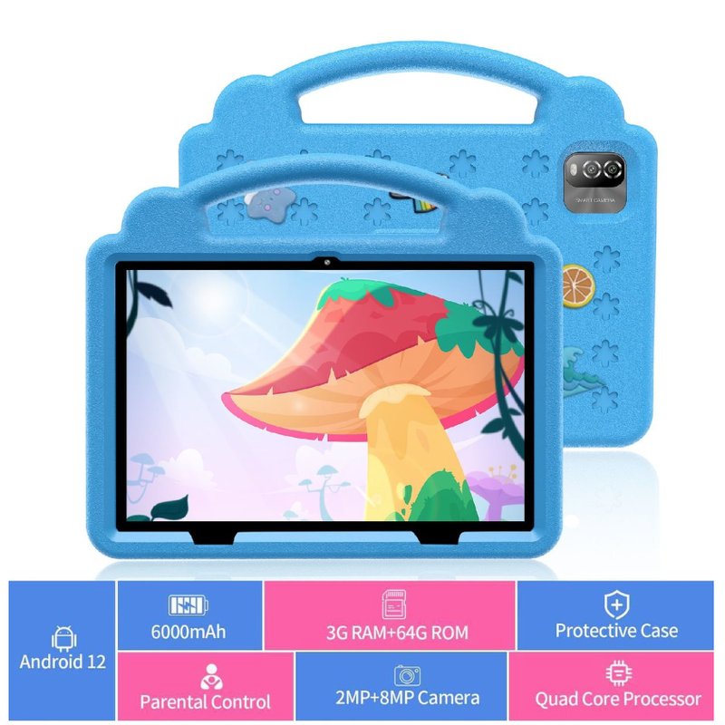A6 10 inch Kids Tablet Android Parental Control Online Educational