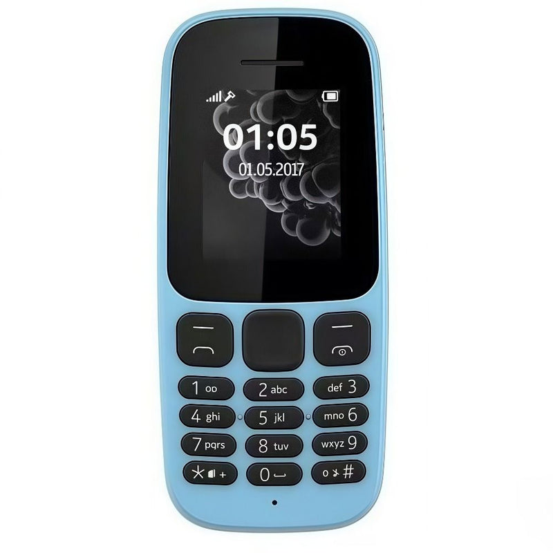 GSM Quad-Band Non-Smartphone Dual SIM Card Phone for Seniors - Blue
