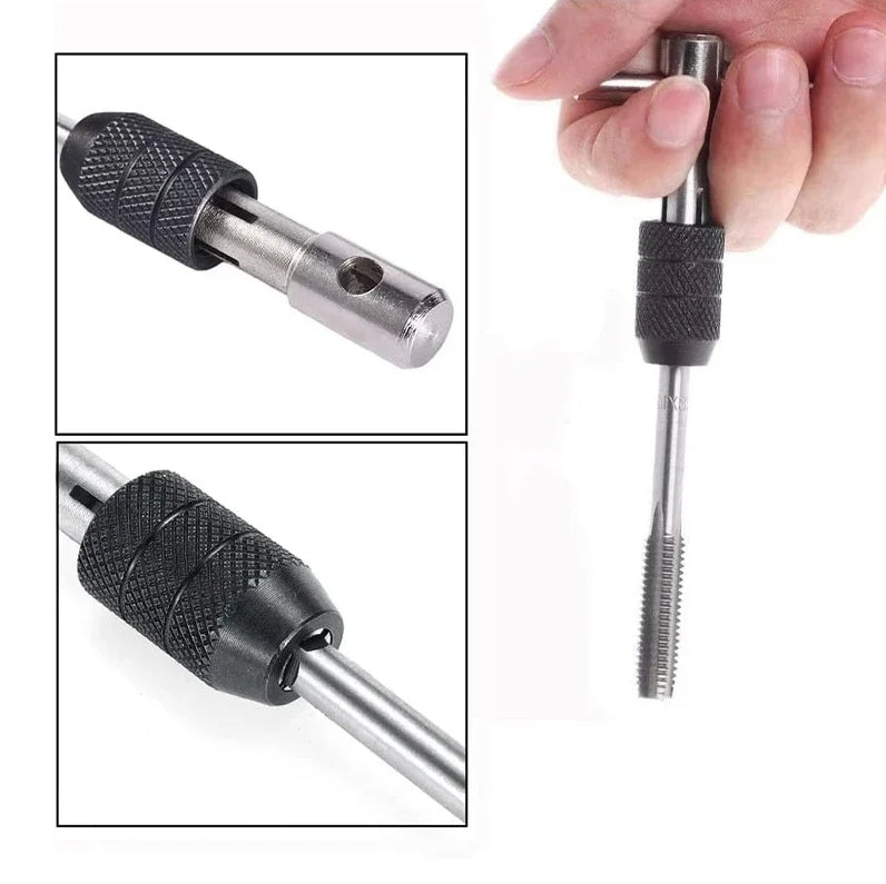 Tap Holder Wrench T-Handle Professional Hand Tapping Tools Machinist Repair