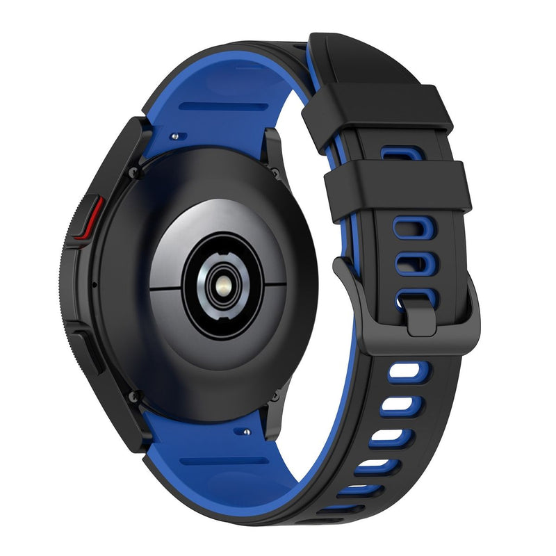 Two-color Silicone Strap Watch Band Compatible with Samsung Galaxy Watch 6