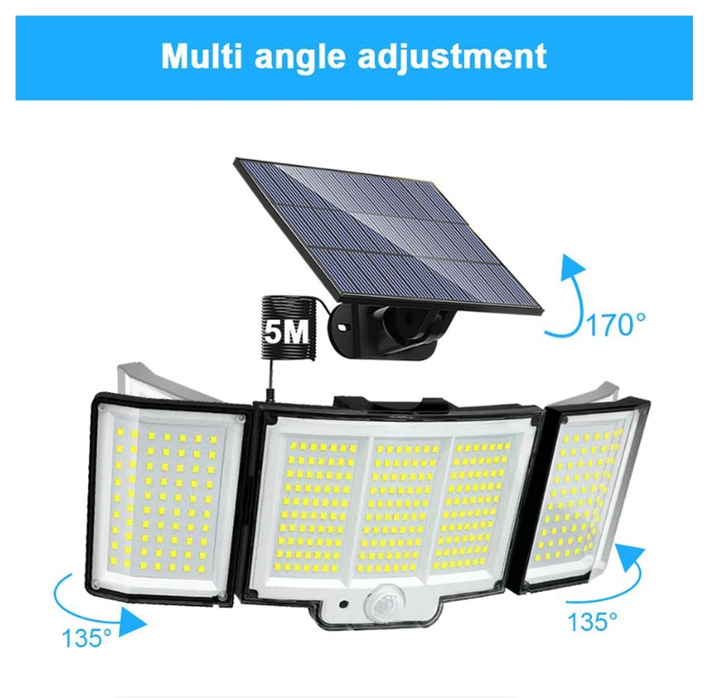 LED Solar Lamp Outdoor Wall Lamp Spotlights Lamp Motion Sensor Solar Light