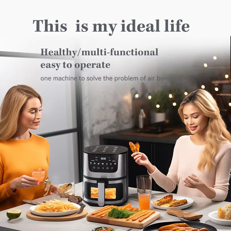 Smart Air Fryer Electric visual window 5L
