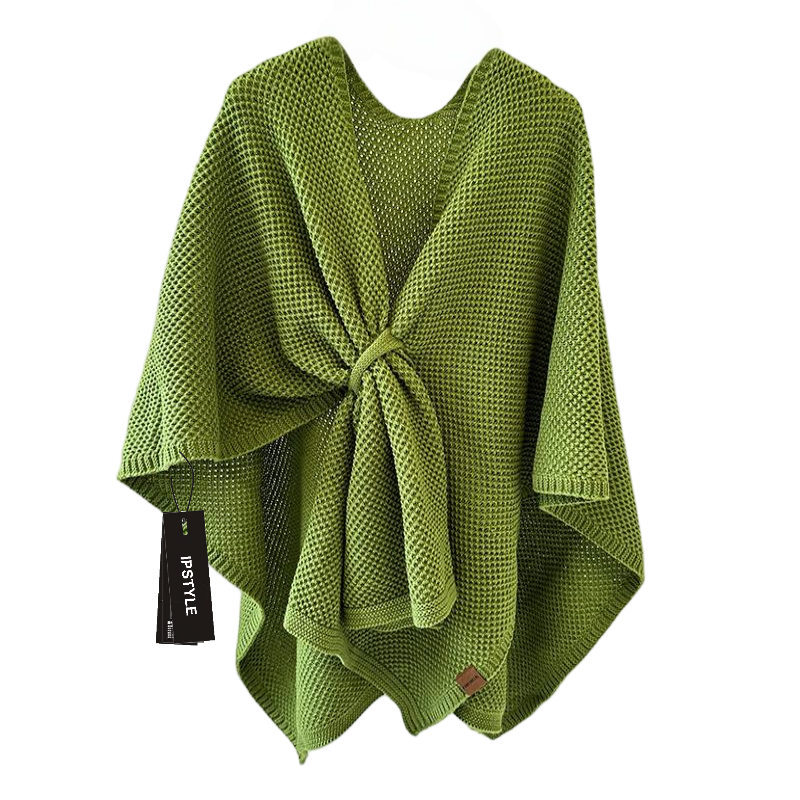 Vintage Cloak Sweater Autumn Winter New Comfortable Casual Loose Knitwear Cloak Outerwear