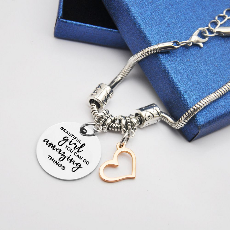 Beautiful Girl Charm Bracelet