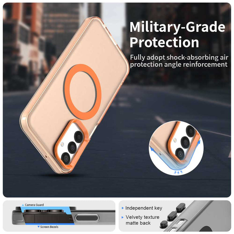 Phone Case for Samsung Galaxy M14 5G, Compatible with Magsafe,Shockproof Magnetic Case Cover