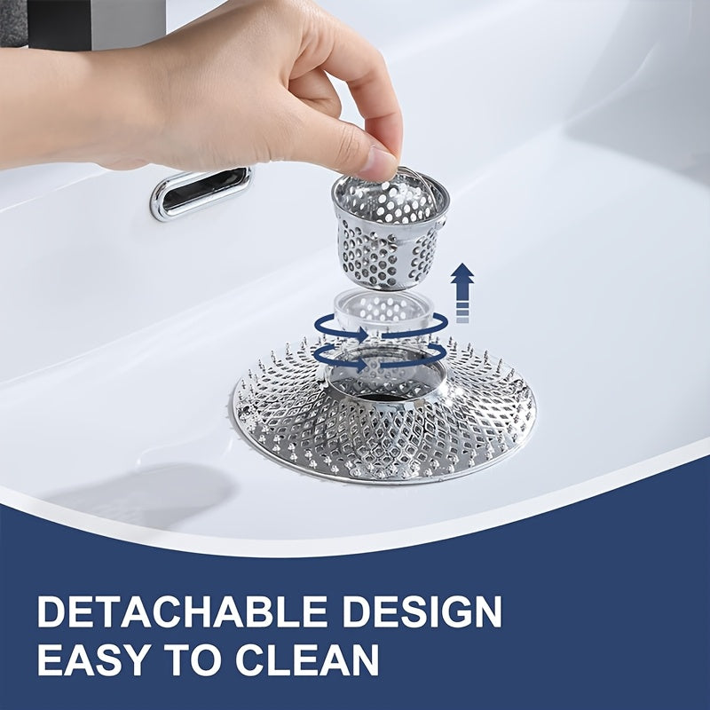 Metal Hair Catcher for Shower & Bathtub – Rust-Resistant