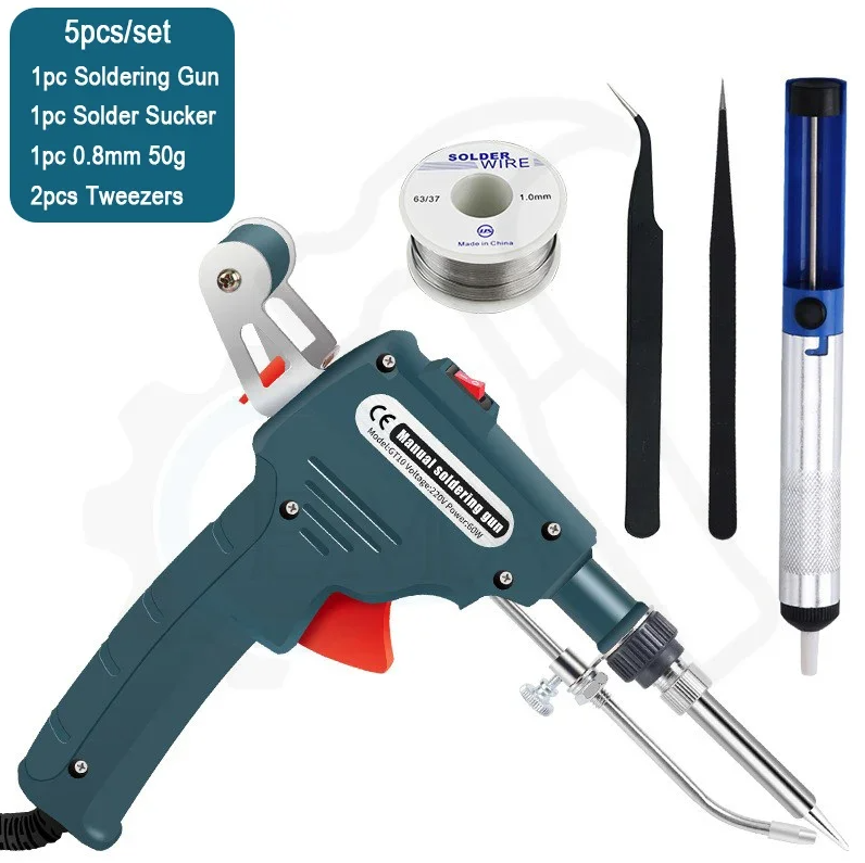 60W Automatic Electric Soldering Iron Tin Gun Internal Heating