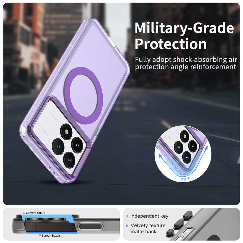 Phone Case for Xiaomi Redmi K70 5G, Compatible with Magsafe, Shockproof Magnetic Case Cover