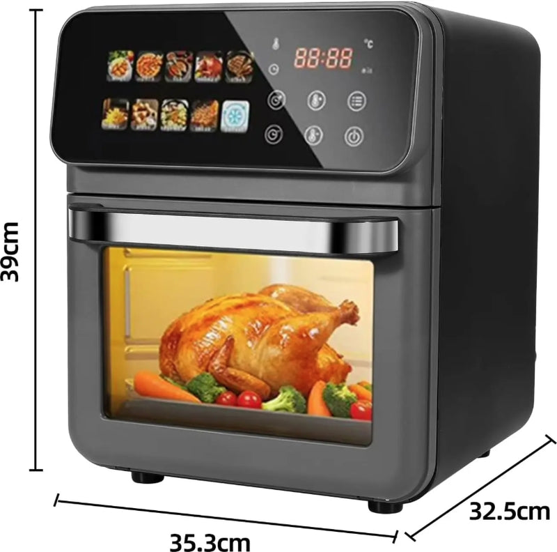 10L Air Fryer Oven Large Capacity Digital Airfryer with Vibrant LED Touchscreen