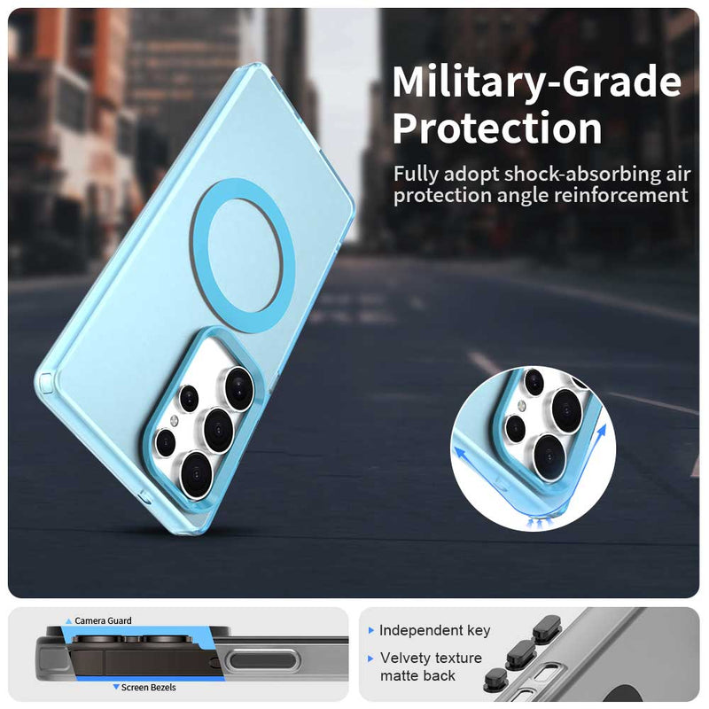 Phone Case for Samsung Galaxy S25 Ultra, Compatible with Magsafe,Shockproof Magnetic Case Cover