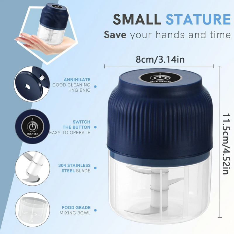 Mini Electric Vegetable Chopper Garlic Crusher Food Chopper for Kitchen Gadgets Garlic