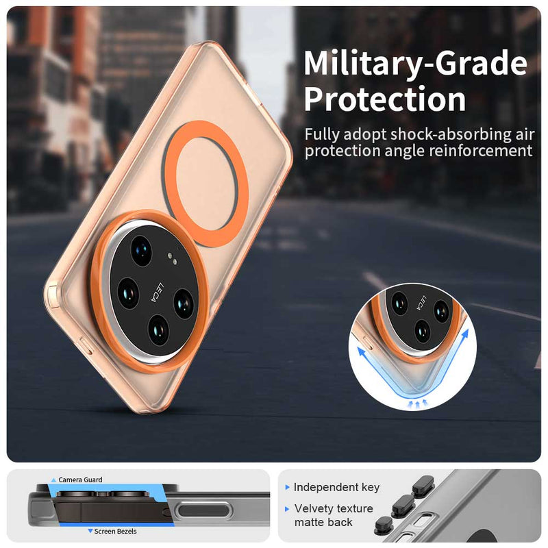 Phone Case for Xiaomi 14 Ultra, Compatible with Magsafe,Shockproof Magnetic Case Cover