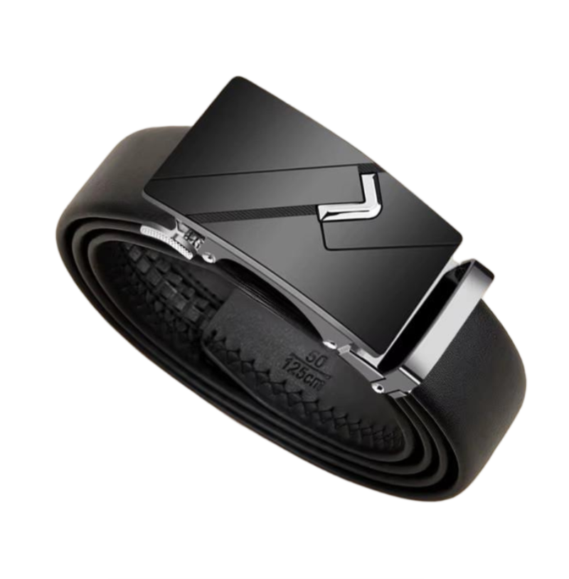 Men's Genuine Leather Belt Minimalist Business Style Automatic/Pin Buckle