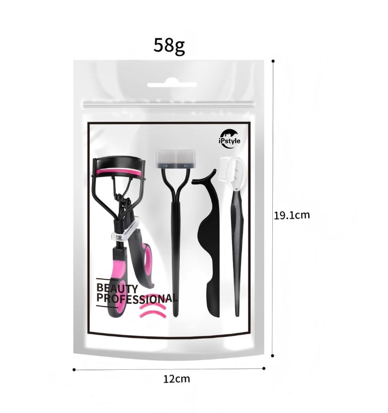 Eyelash Clip Artificial Eyelash Assistant Eyebrow Trimmer Steel Needle