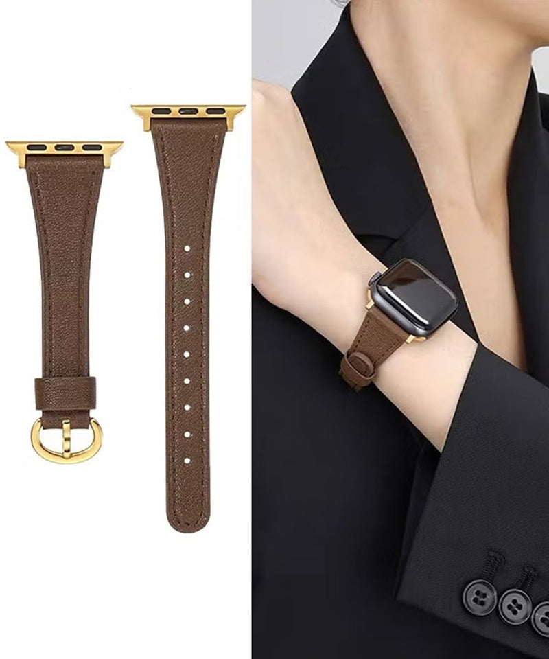 Leather Watch Band Compatible with Apple Watch Band 38/40/41mm